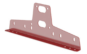 Кронштейн универсальный для снегозадержателя BORGE для металлочерепицы, профнастила, материалов на основе битума, зеленый мох