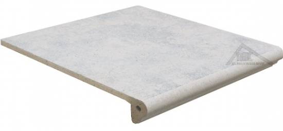 Клинкерная ступень фронтальная Granit Grau ABC Klinkergruppe 310x335x40/10 мм