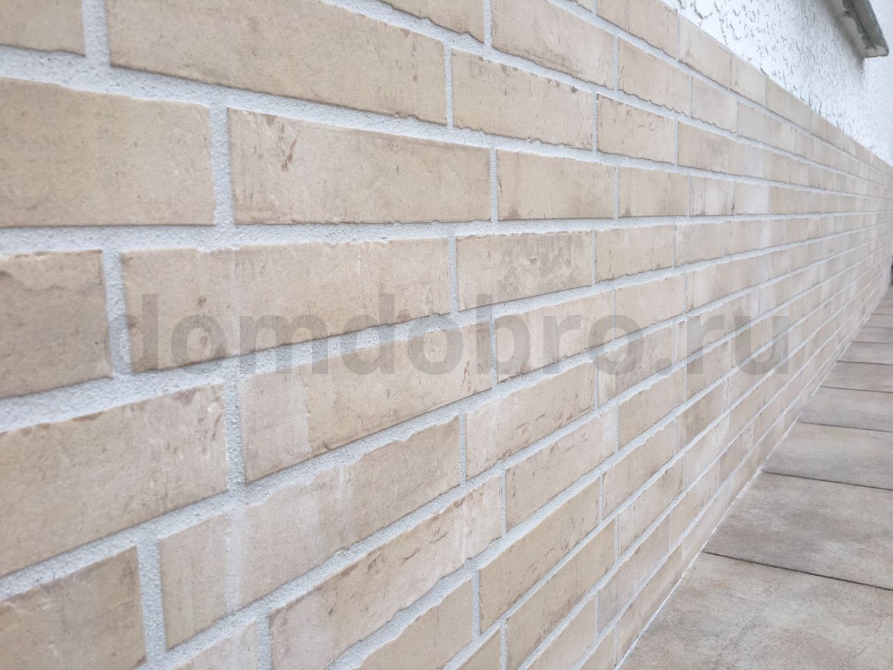 Клинкерная плитка для фасада Stroeher KONTUR EG 470 beige engobiert