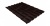 Металлочерепица классик GL 0,5 Atlas с пленкой RAL 8017 шоколад