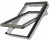 Среднеповоротные пластиковые окна Fakro PTP U3 55*98